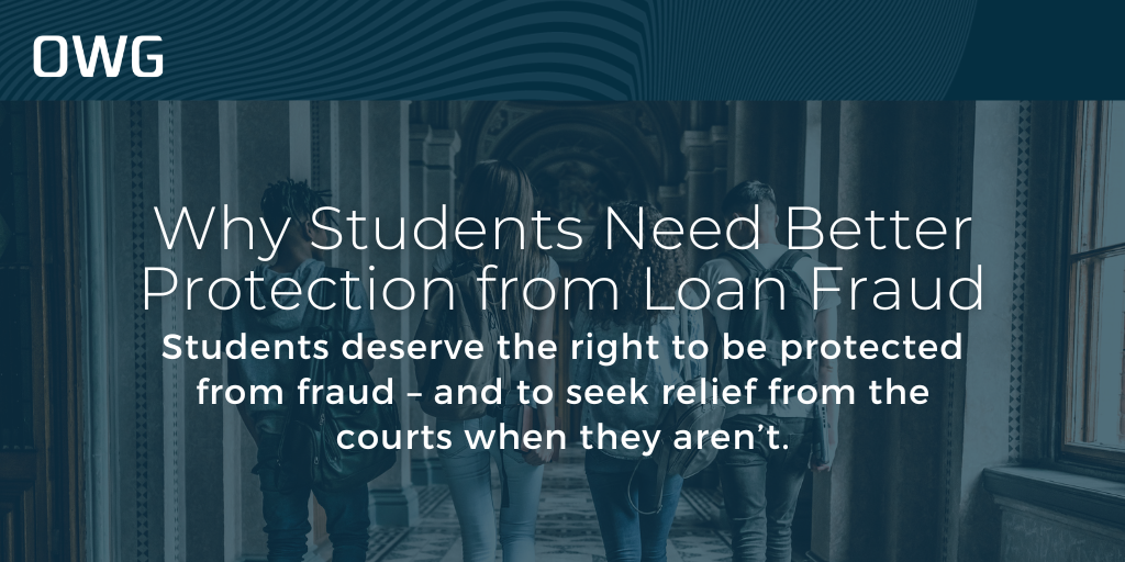 Why Students Need Better Protection from Loan Fraud