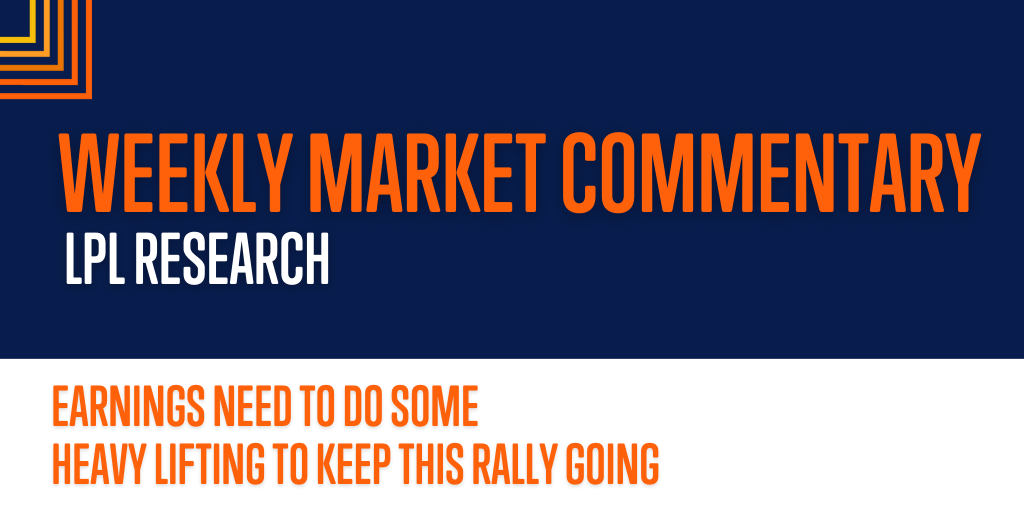 Earnings Need to Do Some Heavy Lifting to Keep Rally Going