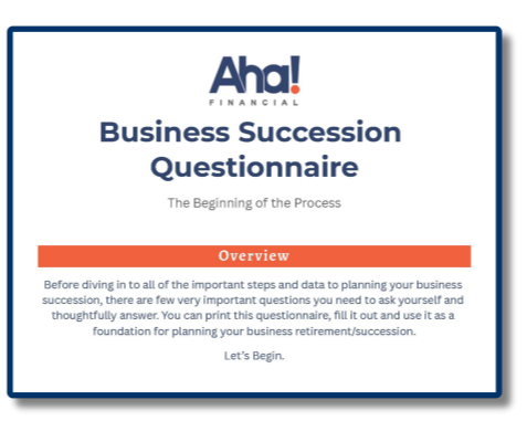 Business Succession Planning: Start at the Beginning