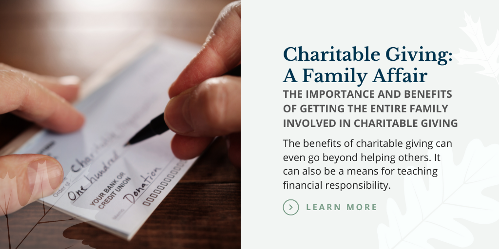 Charitable Giving: A Family Affair
