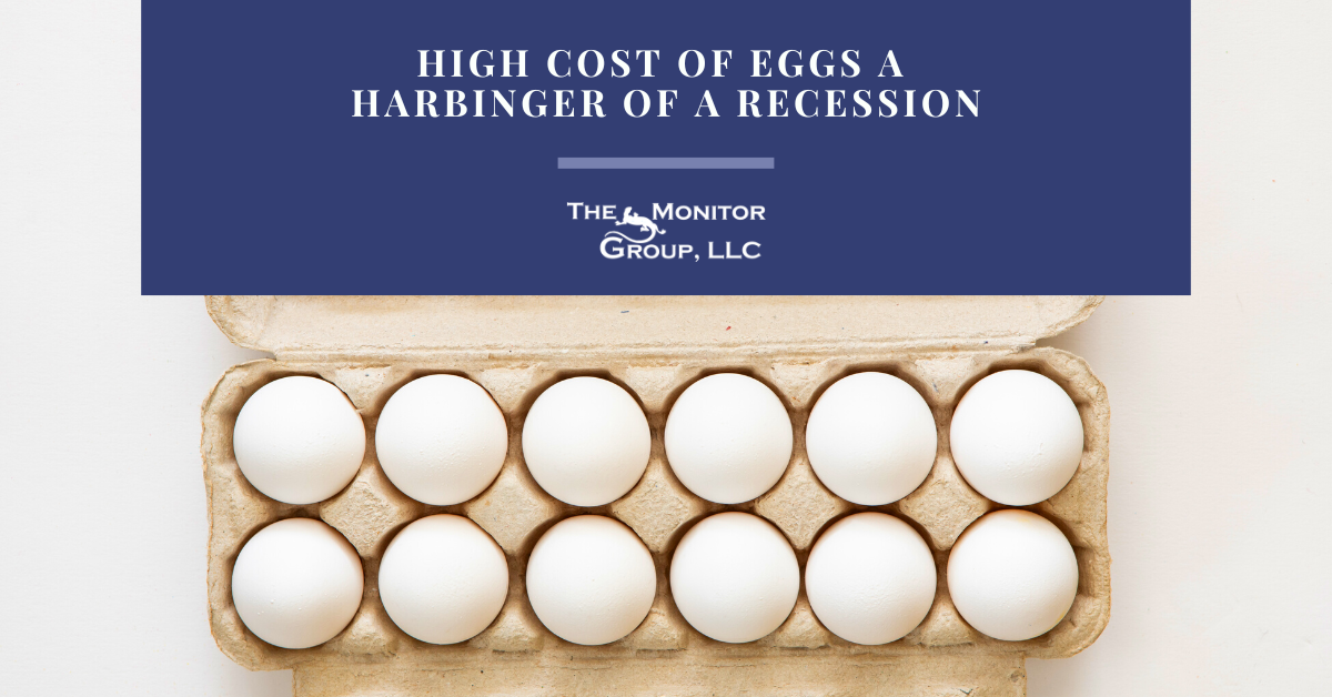 High Cost of Eggs a Harbinger of a Recession
