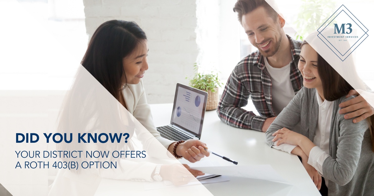 Did you know? Your district now offers a  Roth 403(b) option.