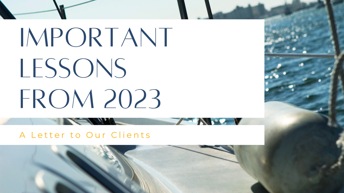 Important Lessons From 2023