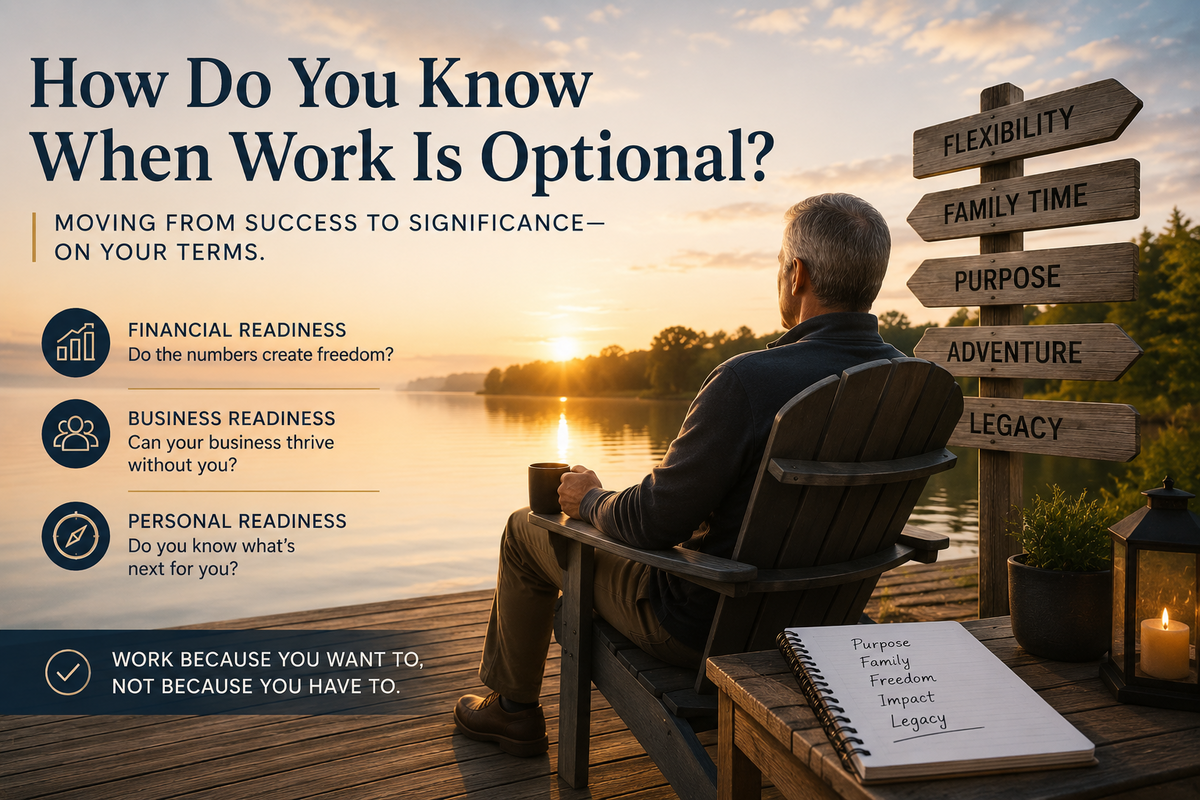 How Do You Know When Work Is Optional? A Practical Framework for Business Owners