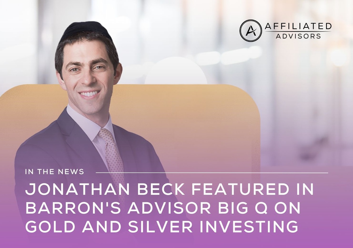 Jonathan Beck Featured in Barron's Advisor Big Q on Gold and Silver Investing