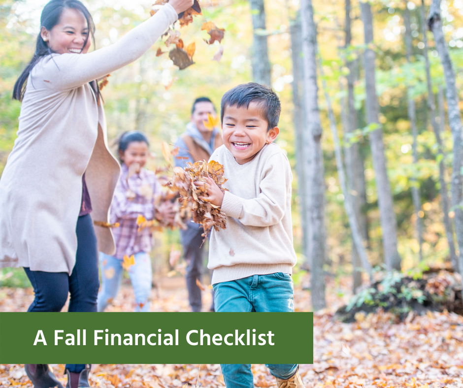 A Fall Financial Checklist