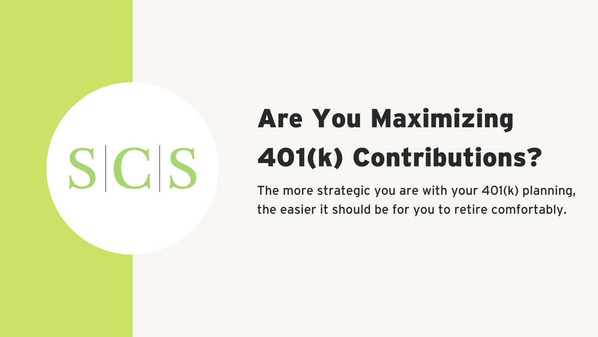 Are You Maximizing 401(k) Contributions?