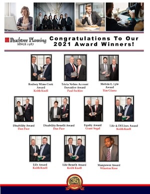Congratulations to our 2021 Award Winners – honored at our annual Awards and Appreciation Luncheon