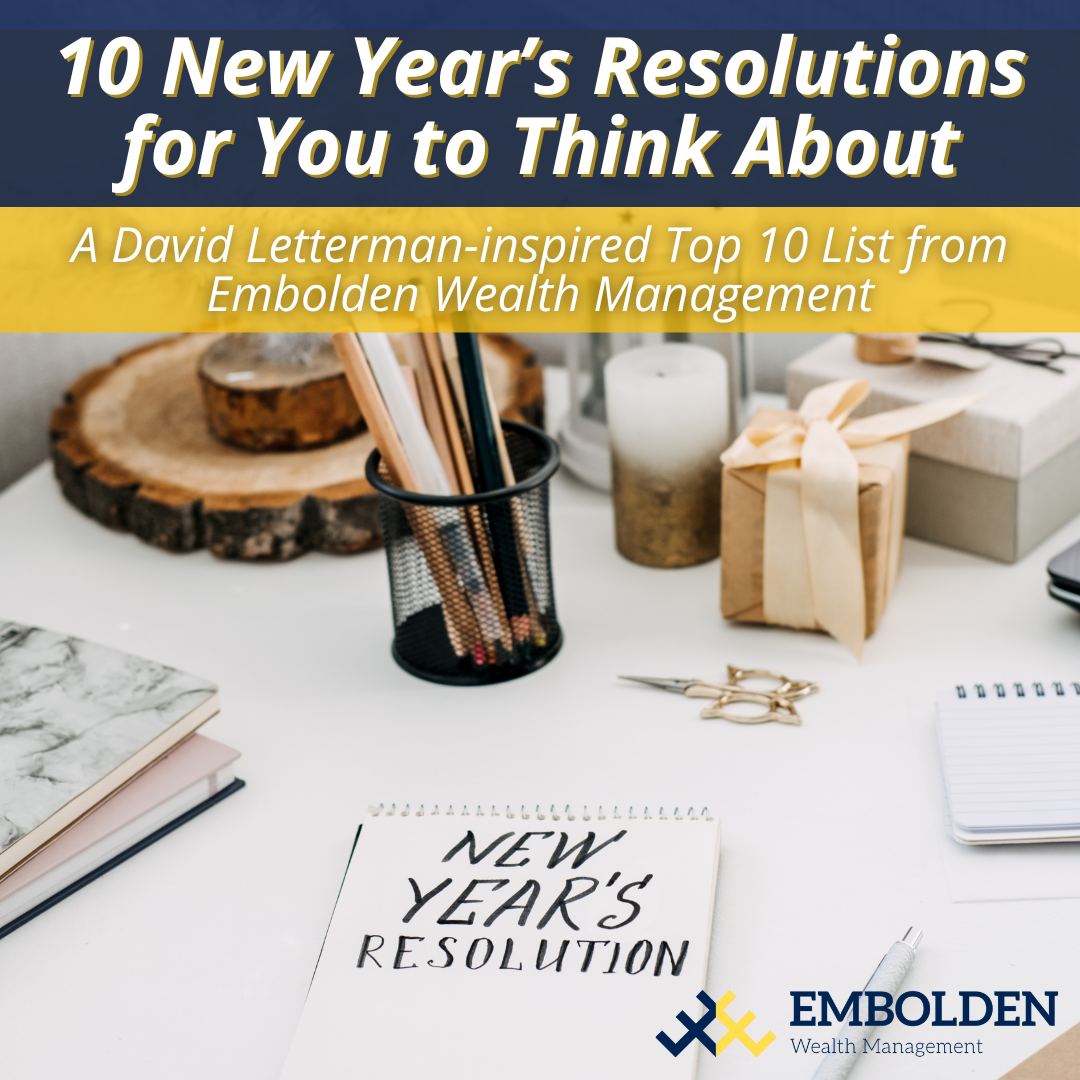 10 New Year’s Resolutions for You to Think About