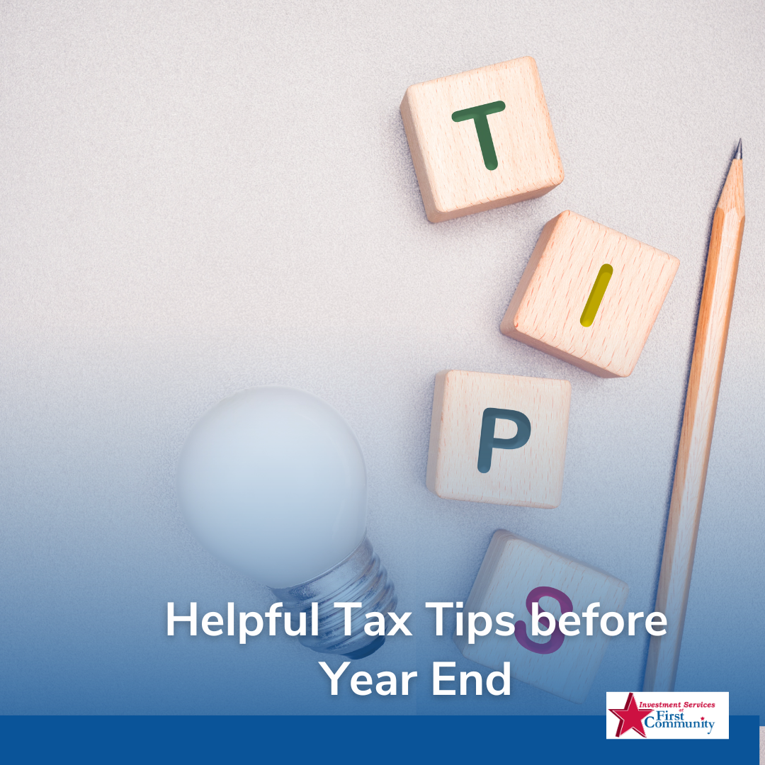 Helpful Tax Tips before Year End