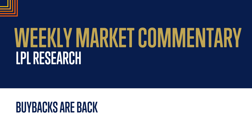 BUYBACKS ARE BACK