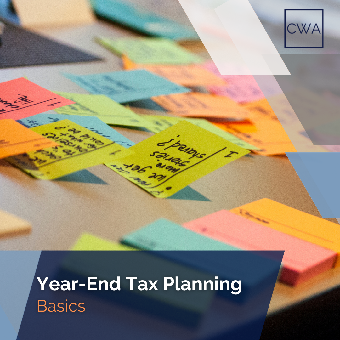 Year-End Tax Planning Basics