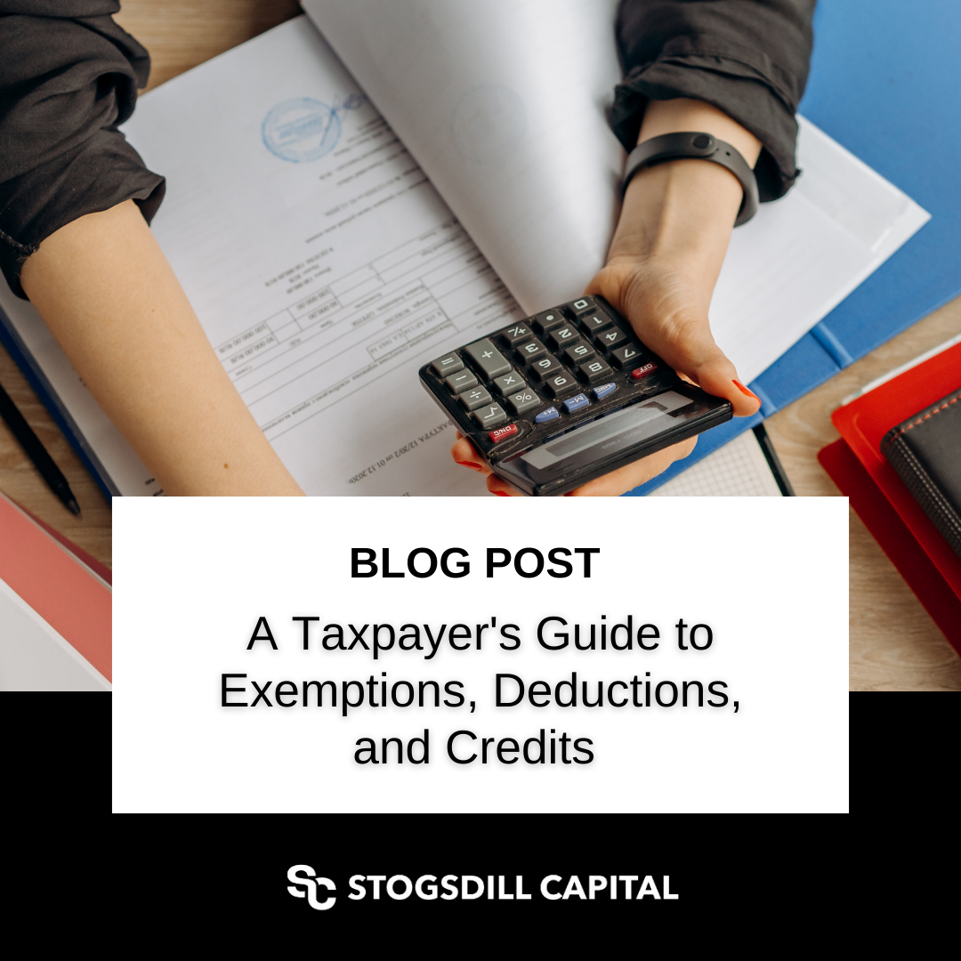 A Taxpayer’s Guide to Exemptions, Deductions, and Credits