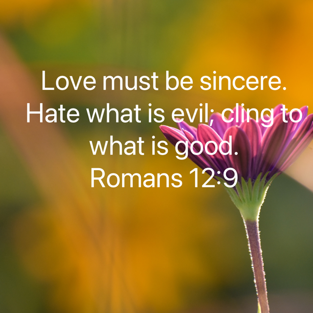 Romans 12:9