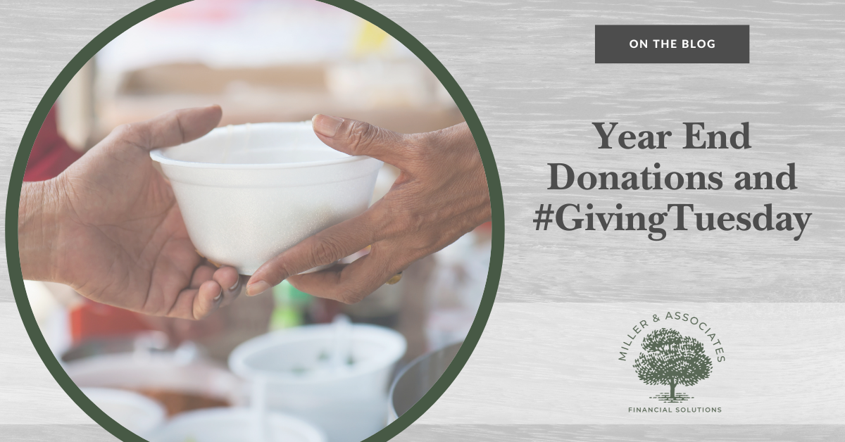 Year End Donations and Giving Tuesday