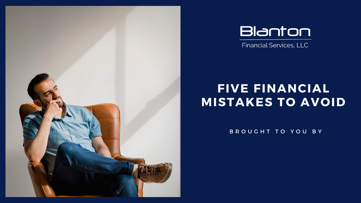Five Financial Mistakes to Avoid