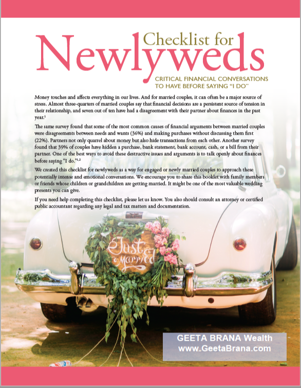 Checklist for Newlyweds