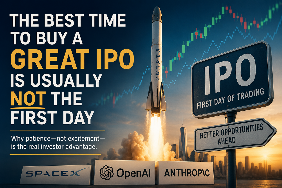 The Best Time to Buy a Great IPO Is Usually Not the First Day