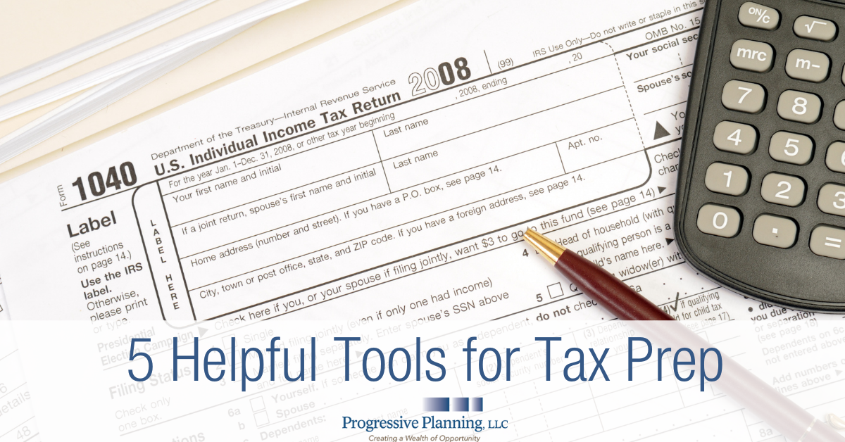 Five Helpful Tools for Tax Prep