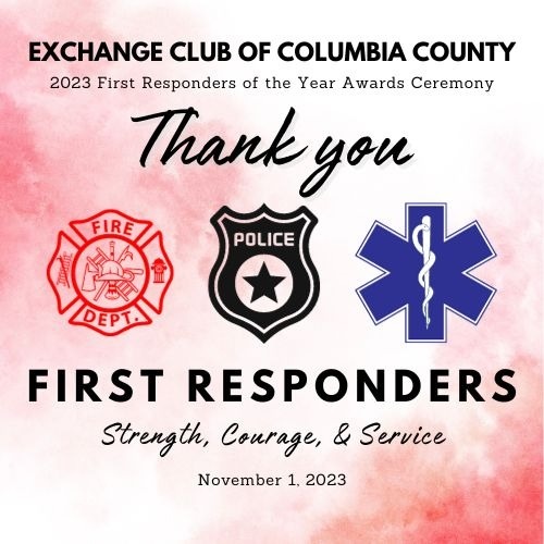 First Responders Breakfast with Exchange Club of Columbia County