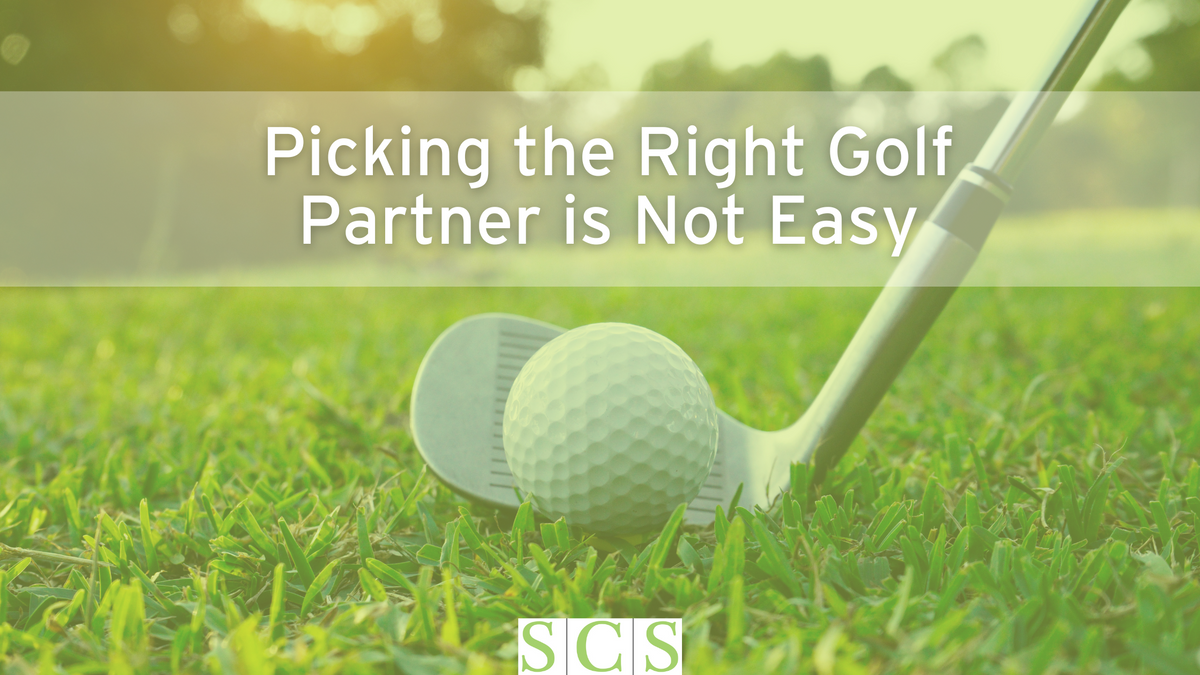 Picking the Right Golf Partner is Not Easy