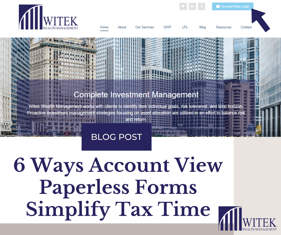 6 ways Account View paperless forms simplify tax time