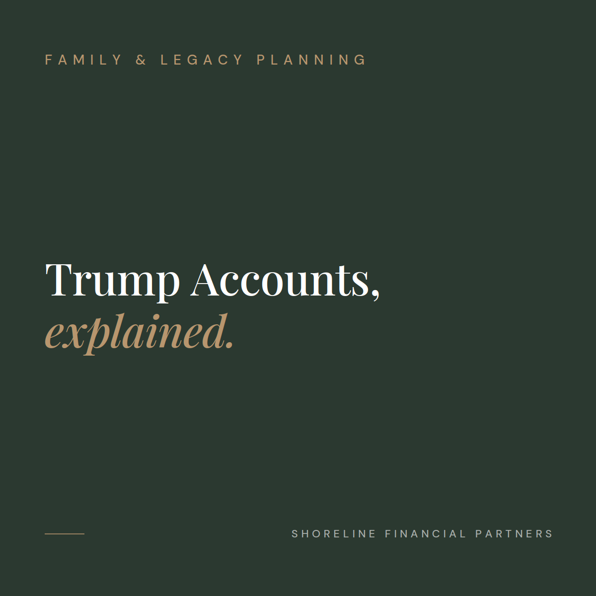 Trump Accounts: Where they fit in, and where they don't