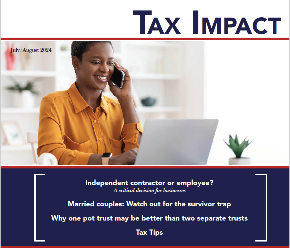 July / August Tax Impact