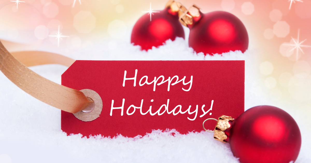 Wishing You Happy Holidays From Our Team!