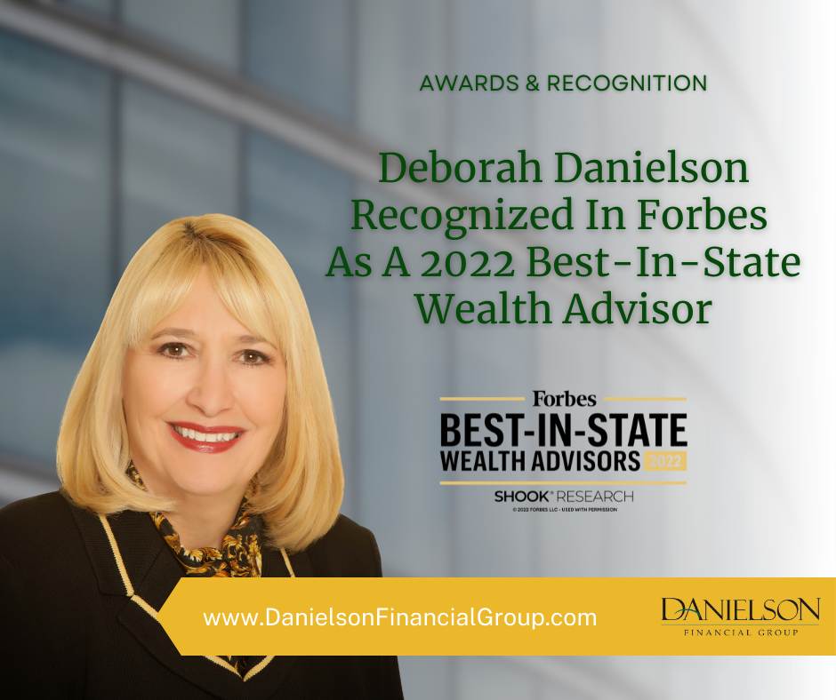 Deborah Danielson Recognized In Forbes As A 2022 Best-In-State Wealth Advisor