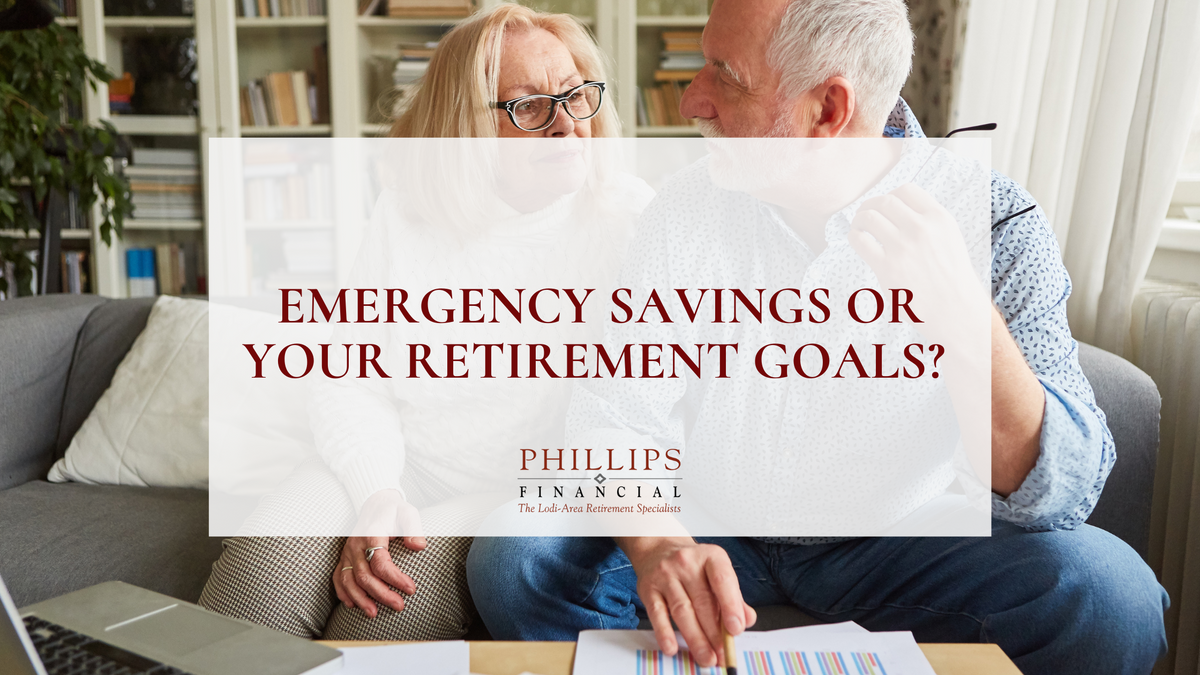 Emergency Savings or Your Retirement Goals?