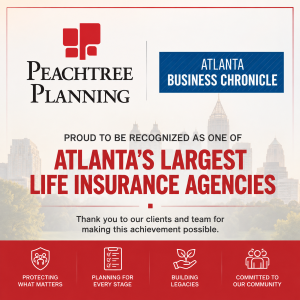 Peachtree Planning Recognized Among Atlanta’s Largest Life Insurance Agencies