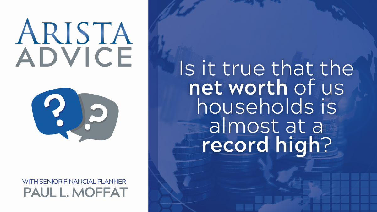 Is It True That the Net Worth of US Households is Almost at a Record High?