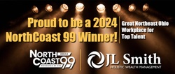 JL Smith Proud to be a NorthCoast 99 Award Winner for Second Year Running