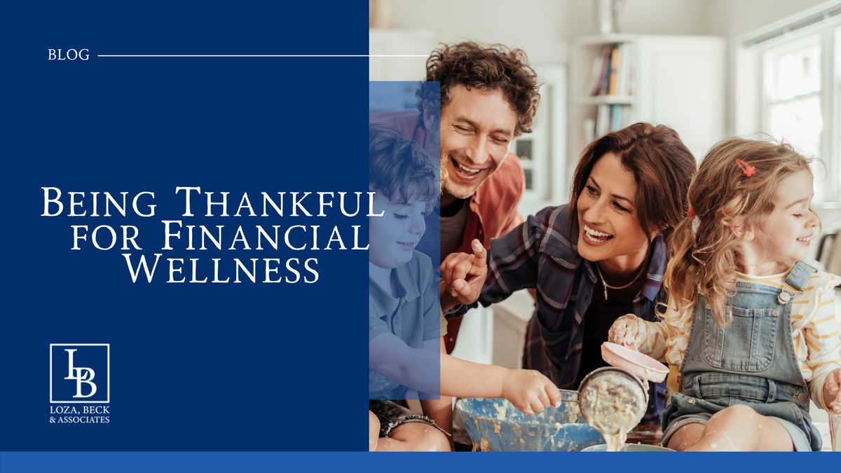 Being Thankful for Financial Wellness