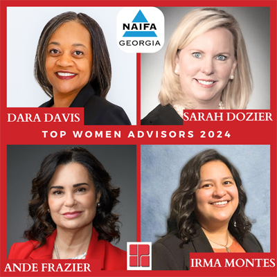 Peachtree Planning's Davis, Dozier, Frazier & Montes  NAIFA-Georgia 2024 Top Women Advisors