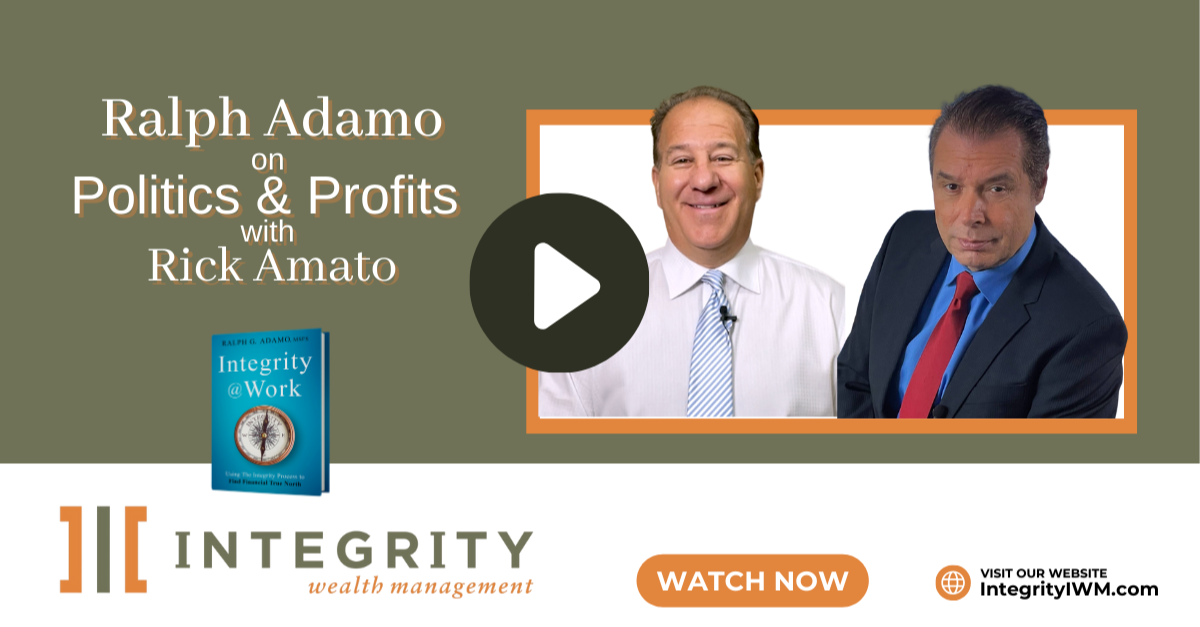 RALPH ADAMO joins  RICK AMATO on POLITICS & PROFITS