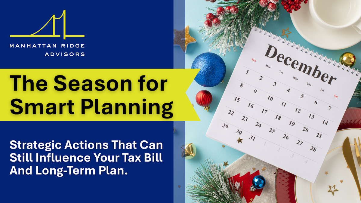 Don’t Wait for the Ball to Drop: Tax Moves to Make Before December Ends
