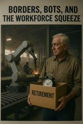 Borders, Bots, and the Workforce Squeeze: A Thought Experiment on Timing