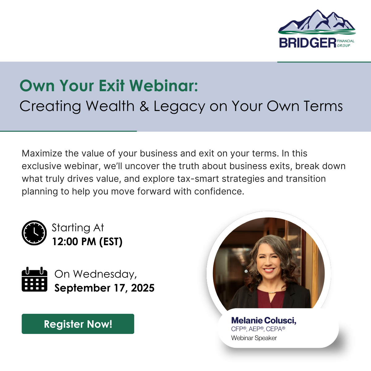 Thinking about your business exit strategy?