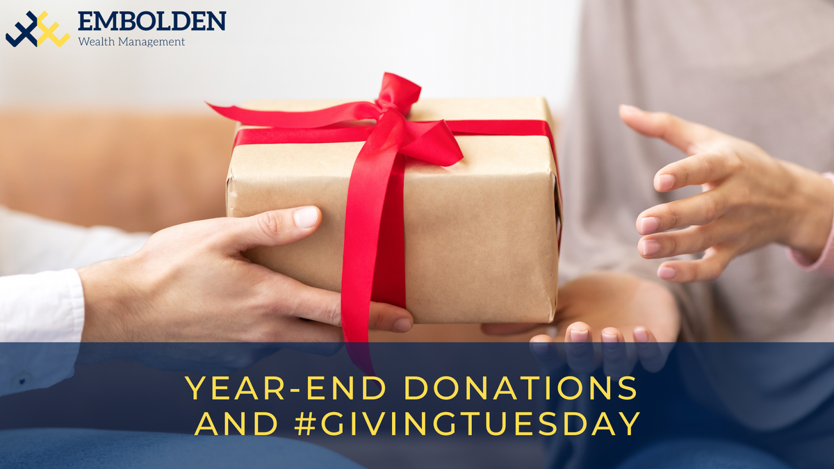 Year-End Donations and #GivingTuesday