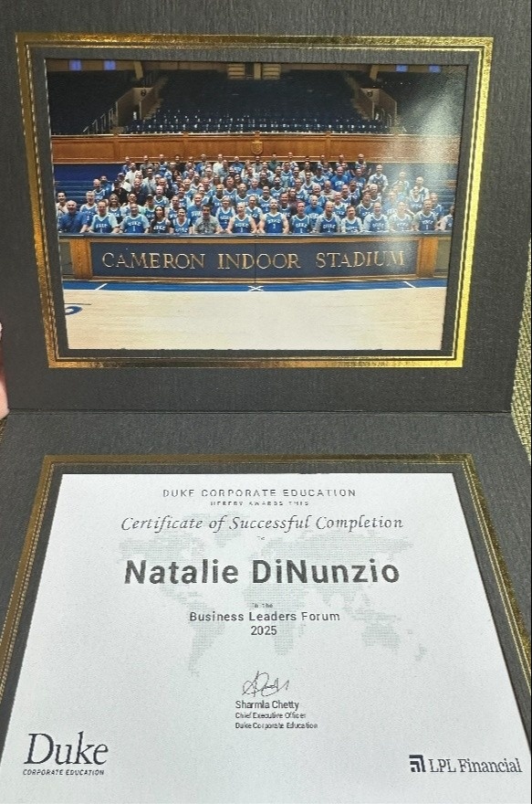 Natalie attends the 2025 LPL Financial Business Leaders Forum