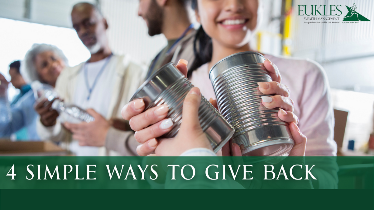4 Simple Ways to Give Back