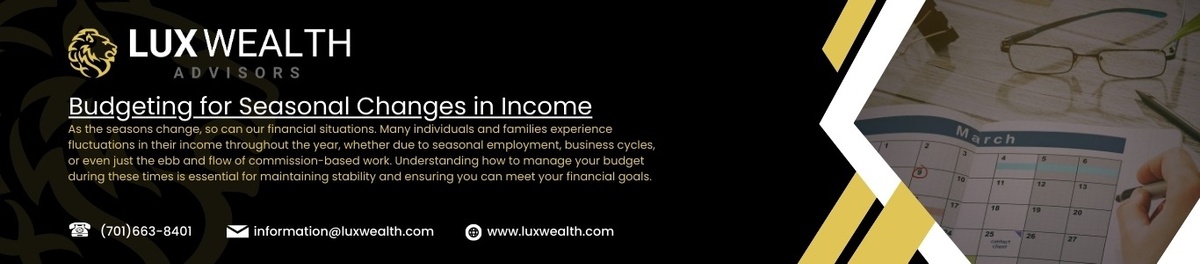 Budgeting for Seasonal Changes in Income Blog