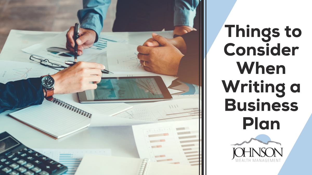 Things to Consider When Writing a Business Plan