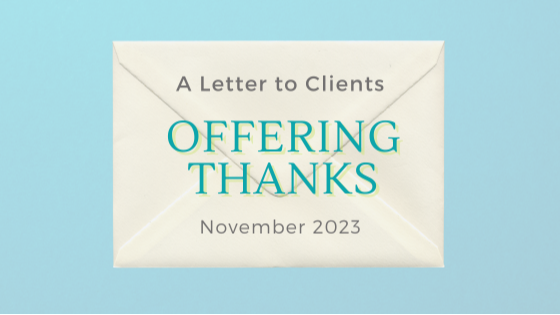 Offering Thanks