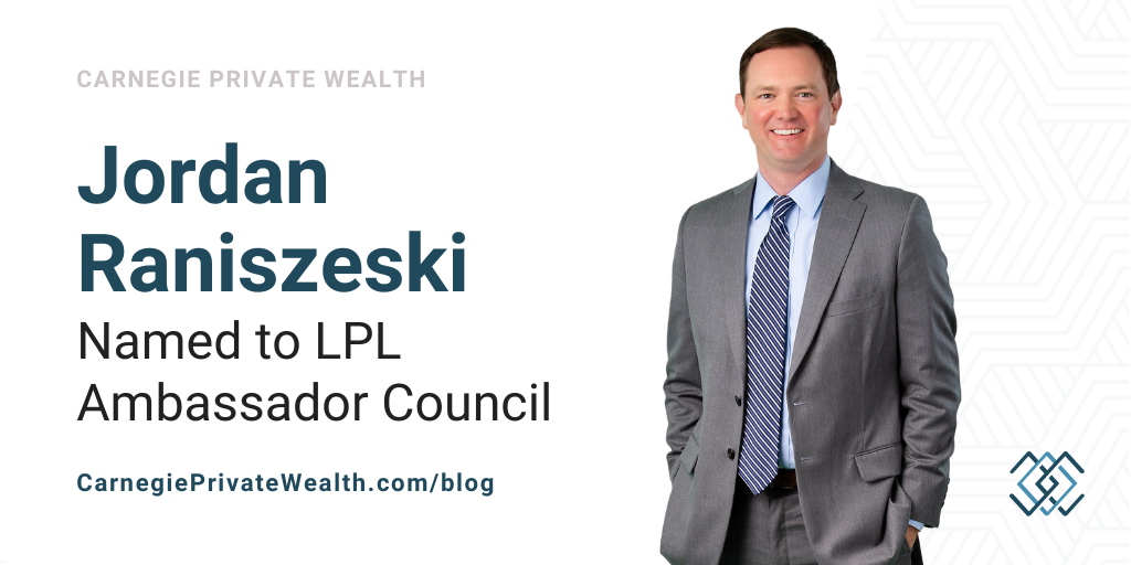 Jordan Raniszeski Named to LPL Ambassador Council