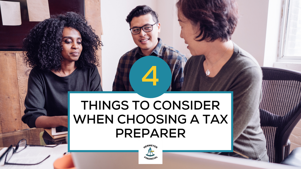 Five Things to Consider When Choosing a Tax Preparer