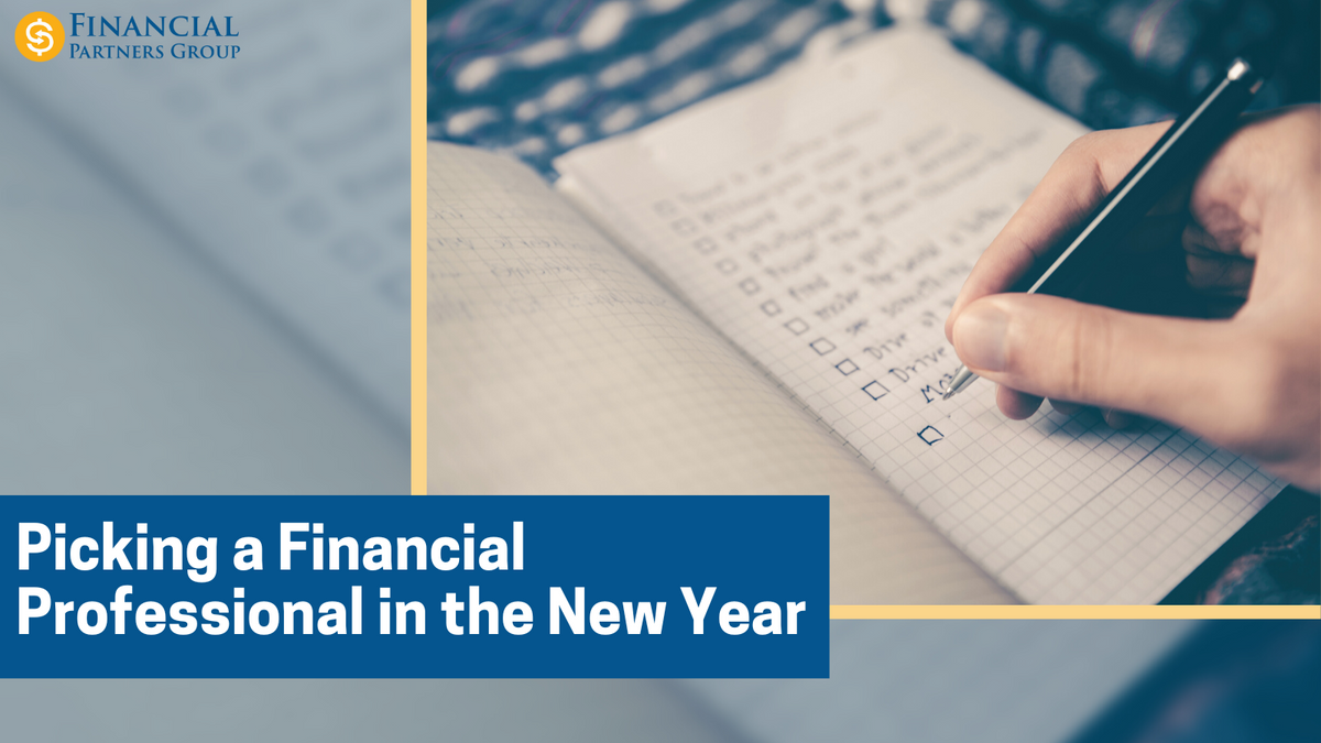 Picking a Financial Professional in the New Year