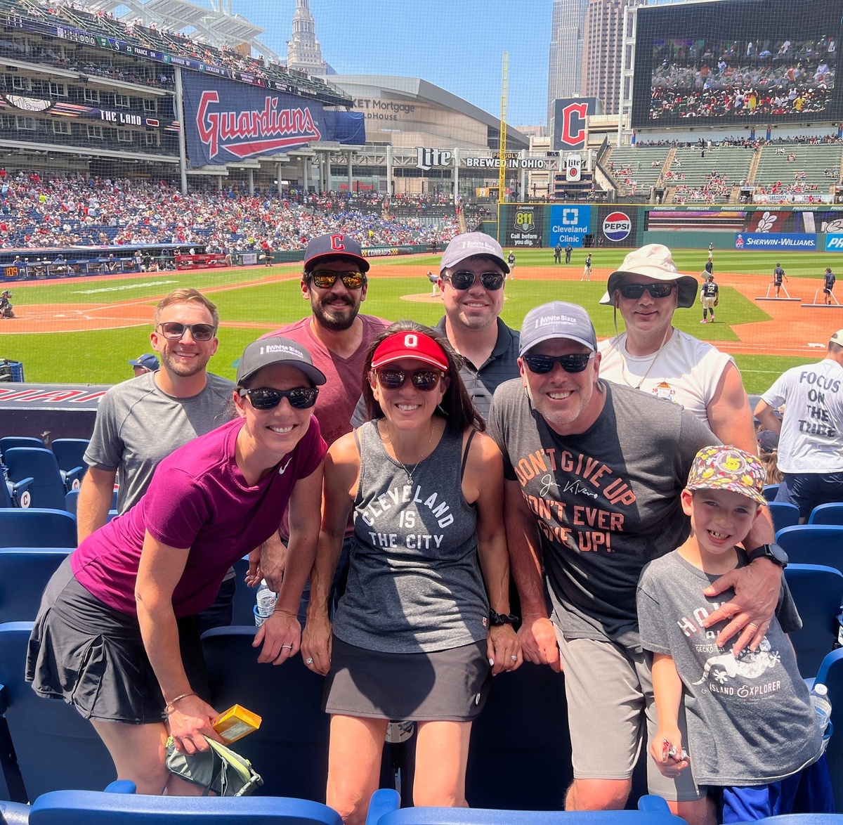 Team Adventure Day to the Cleveland Guardians Game!